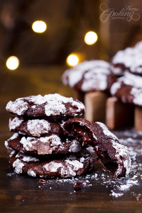 Chocolate Crinkle Cookies