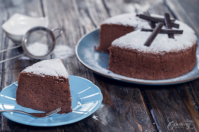 Chocolate Japanese Cheesecake