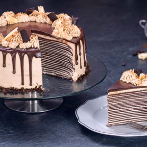 Chocolate Mocha Crepe Cake