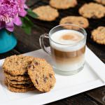 Eggless Chocolate Oatmeal Cookies