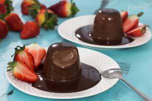 Chocolate Panna Cotta - Valentines Desserts