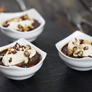 No-bake Chocolate Peanut Butter Pots de Crème
