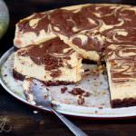 Marbled Chocolate Pumpkin Cheesecake