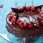 Chocolate Raspberry Mousse Cake