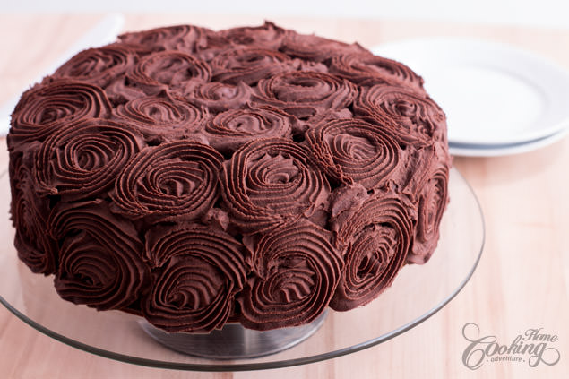 Chocolate Rose Cake