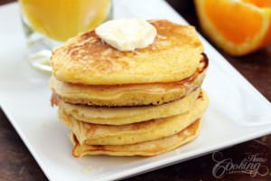 cornmeam pancakes stack