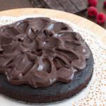 Crazy Cake with Chocolate Ganache