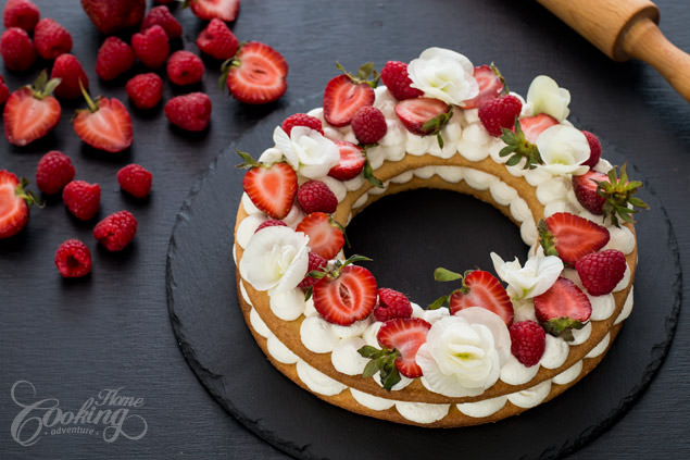 Easter Cream Tart Tutorial (aka - letter cake) - Goodie Godmother