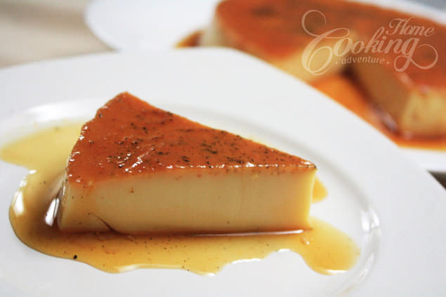 creme caramel slice