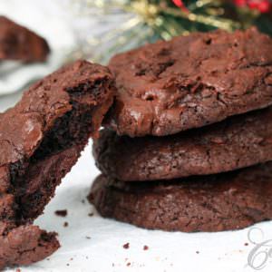 double chocolate cookies