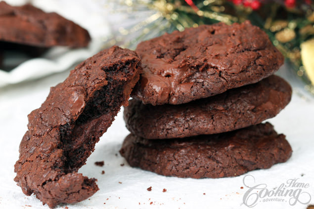 double chocolate cookies