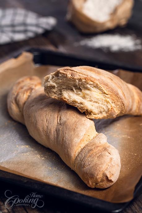 Easy Homemade Bread - 4 Ingredient Bread Closeup