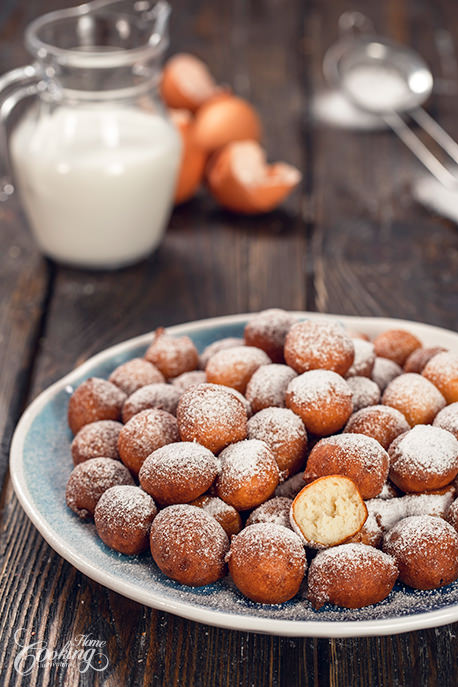 Easy No Yeast Yogurt Doughnuts Closeup