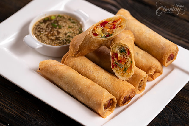 Baked Vegetable Egg Rolls