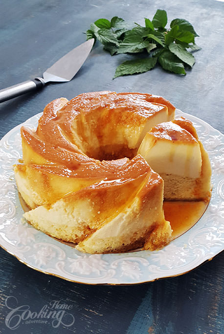 Flan Cake Slice