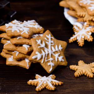 gingerbread cookie stars
