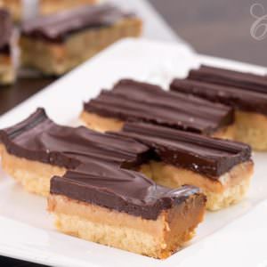 Homemade Twix Bars - Caramel Chocolate Bars