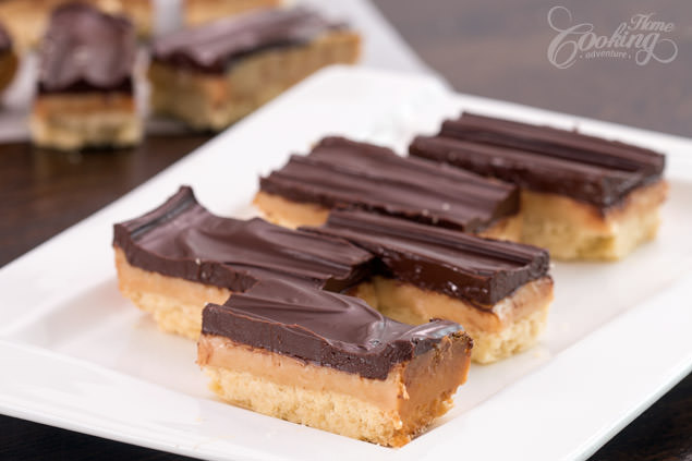 Homemade Twix Bars - Caramel Chocolate Bars