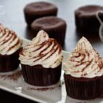 Chocolate Cupcakes with Irish Cream Frosting