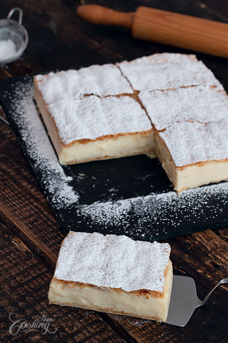 Kremšnita - Cremeschnitte - Vanilla Custard Cake