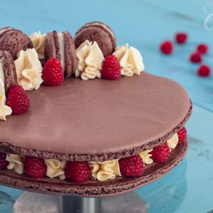 Chocolate Macaron Cake