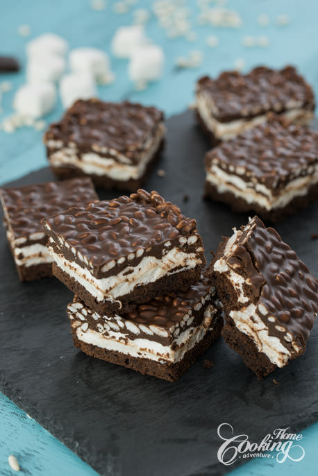 Crispy Peanut Butter Marshmallow Brownies