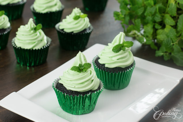 Chocolate Mint Cupcakes