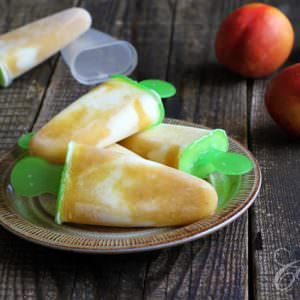 Nectarine Yogurt Popsicles