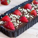 No-Bake Strawberry Chocolate Tart