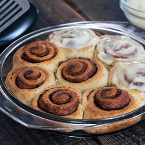 No Yeast Cinnamon Rolls