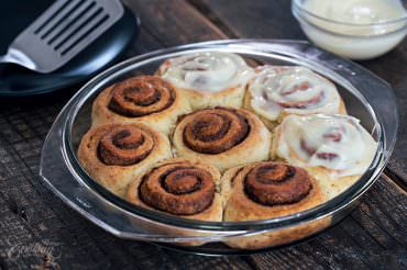 No Yeast Cinnamon Rolls