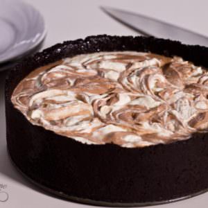 No-Bake Nutella Swirl Cheesecake