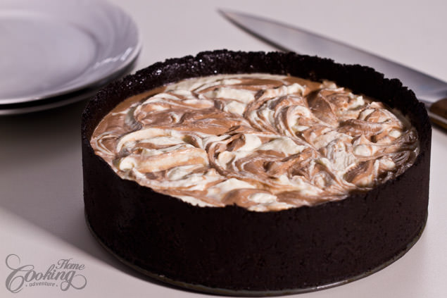 No-Bake Nutella Swirl Cheesecake