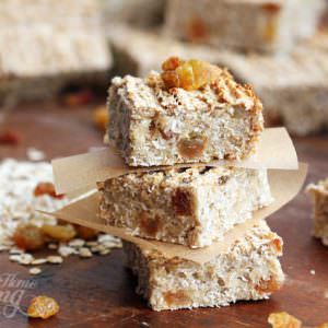 Oatmeal bars without refined sugar