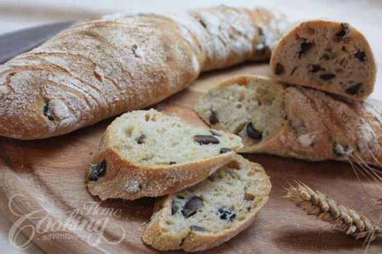 Olive Bread - Paillasse style