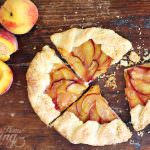 peach galette