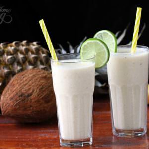 Pineapple Coconut Banana Smoothie