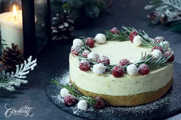 Pistachio Raspberry Lime Mousse Cake