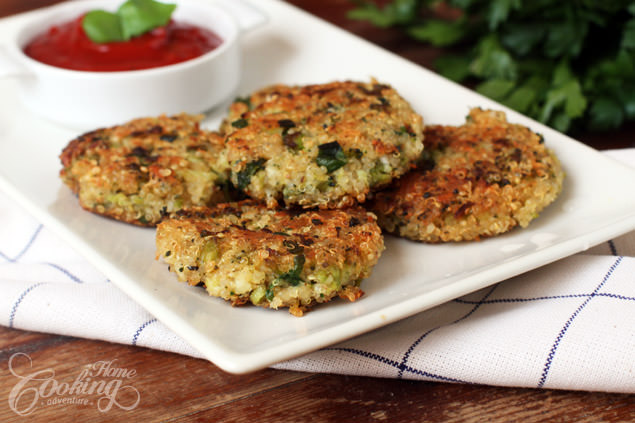 quinoa broccoli patties