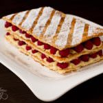 Raspberry Mille Feuille (Napoleon)