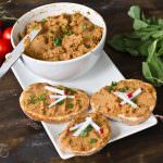 Red Lentil and Toasted Walnut Dip