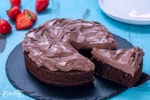 Easy Refined Sugar Free Chocolate Cake