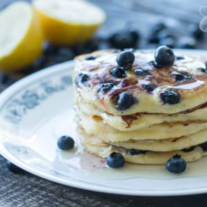 Ricotta Blueberry Pancakes