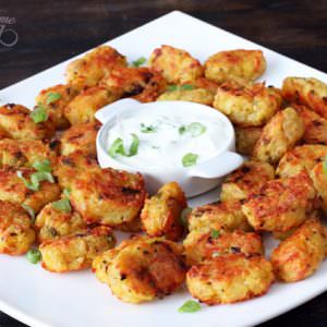 Roasted Potato and Cheese Tater Tots