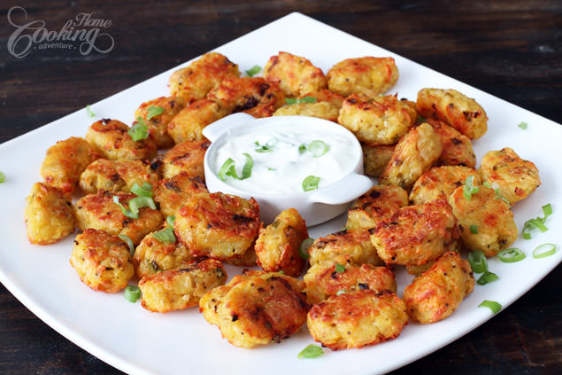 Roasted Potato and Cheese Tater Tots