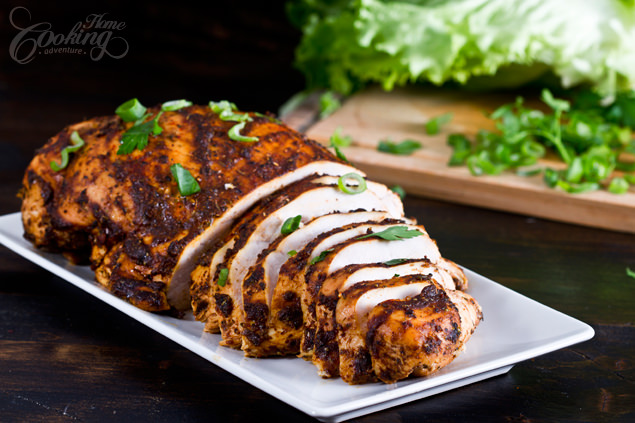 Roasted turkey Breast Cut into Slices