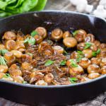 Sauteed Mushrooms with Caramelized Onion