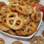 Sesame and Cheese Pretzels