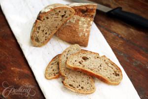 sourdough bread with barley flour