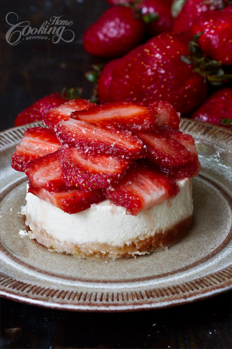 strawberry cheesecake section